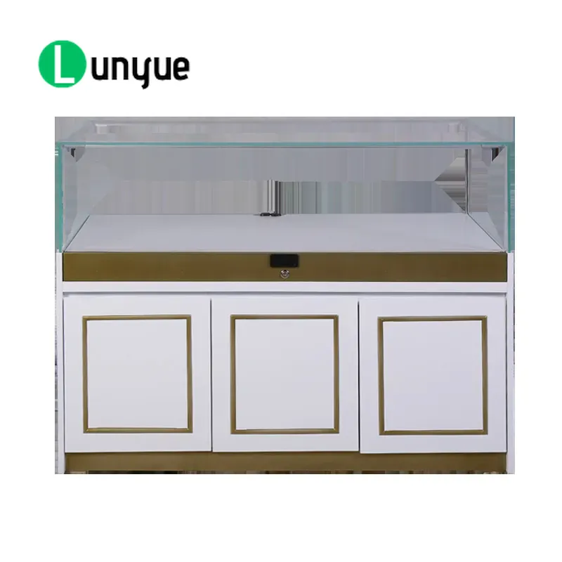Luxury Skincare Display - Wooden Display Cabinet for Design Showroom