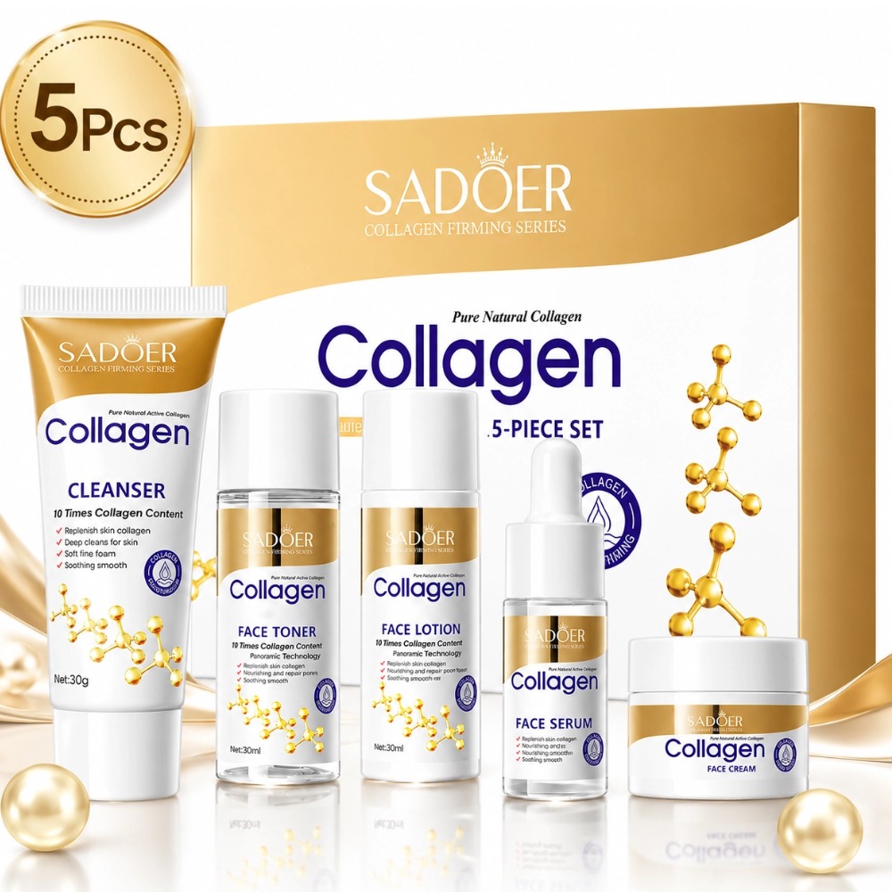 Luxury Skincare Wholesale - Collagen 5Pcs Skin Care Set Firming