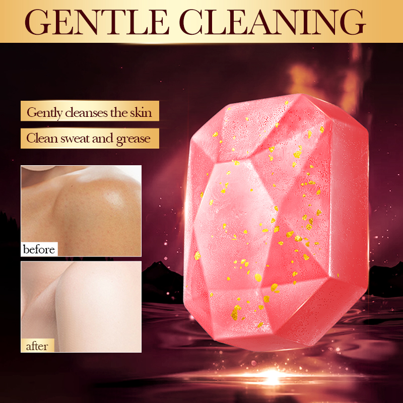 Luxury Gold Skincare - Rose Gold Foil Handmade Soap –