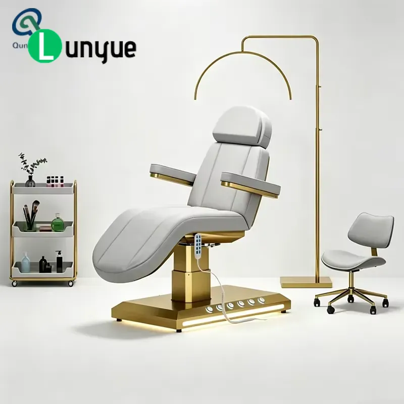 Luxury Gold Skincare - Luxury Custom Electric Beauty Bed Gold