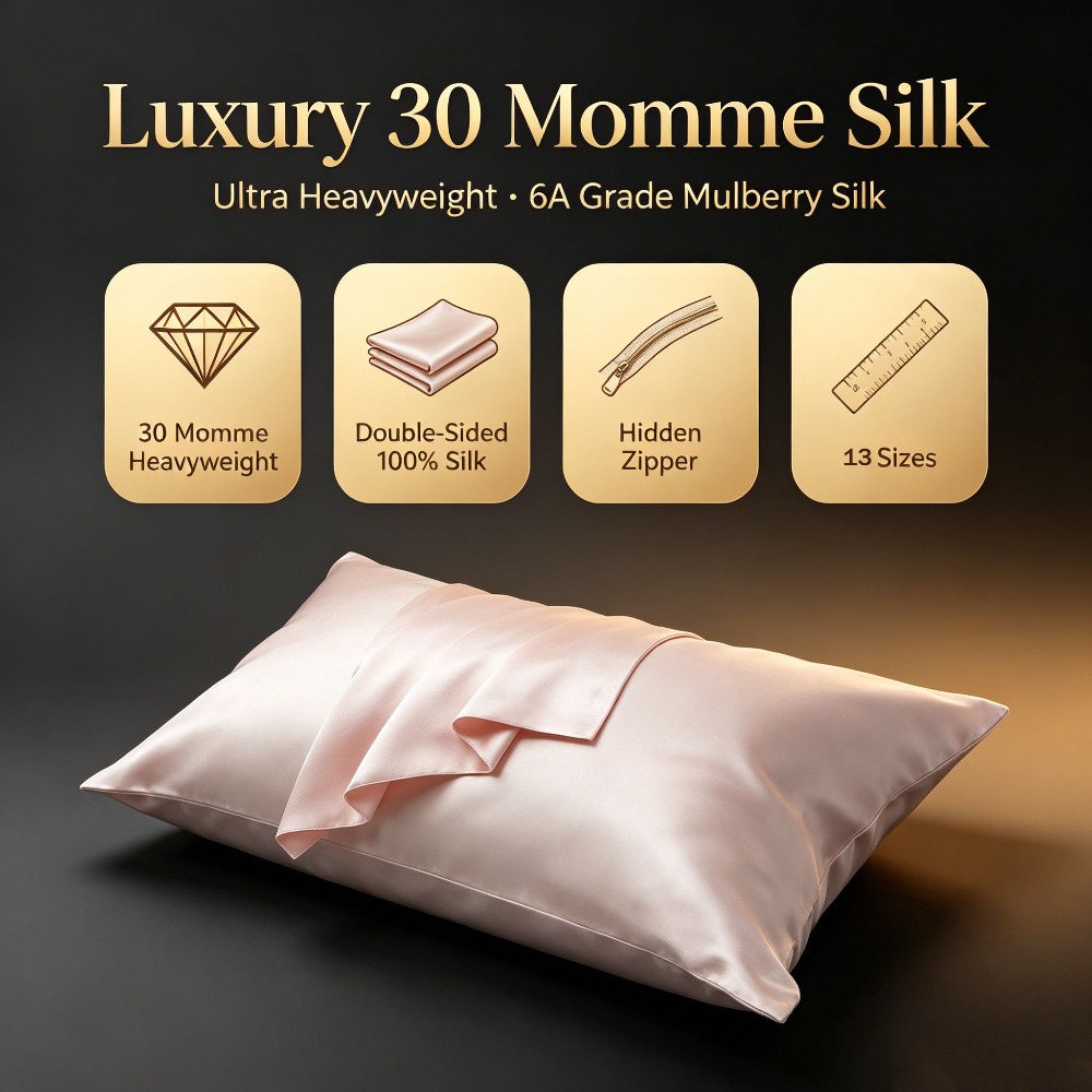 Luxury 30 Momme Double-Sided M - Ultra Luxury Skincare recension och pris