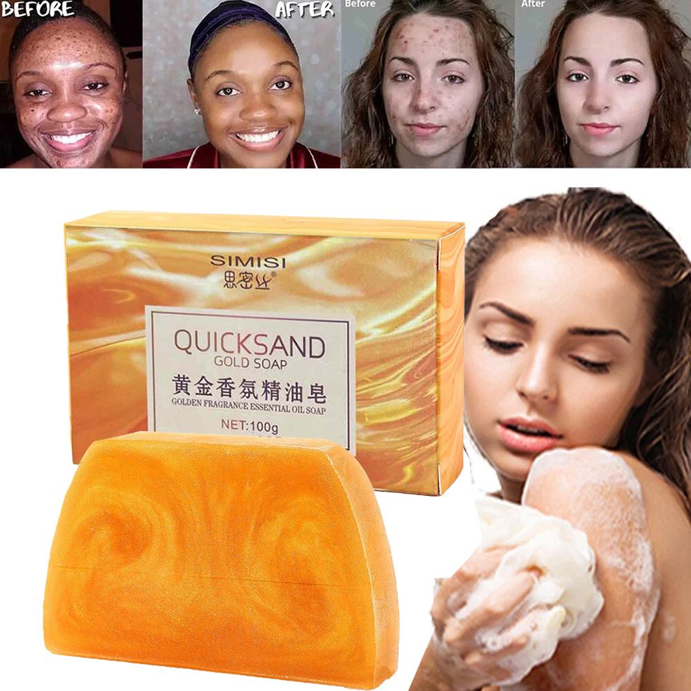 Handmade Gold Soap Trapezoidal - Luxury Gold Skincare recension och pris